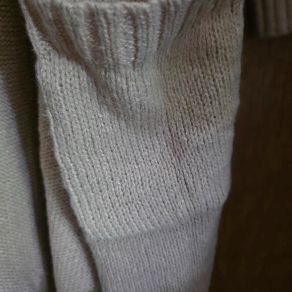 Cream and tan oversized cardigan - Picture 4 of 6